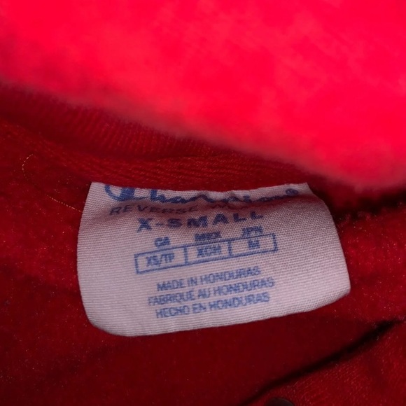 Red Champion Hoodie - Picture 3 of 3